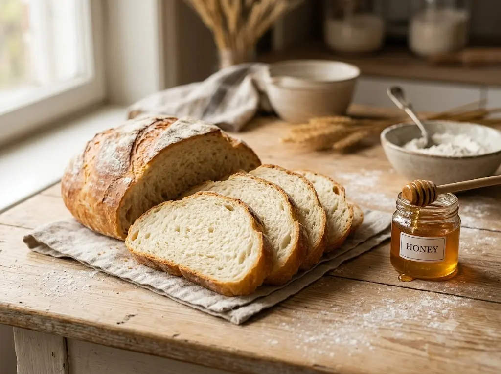 5 Ingredient Bread Recipe With Honey and Yeast