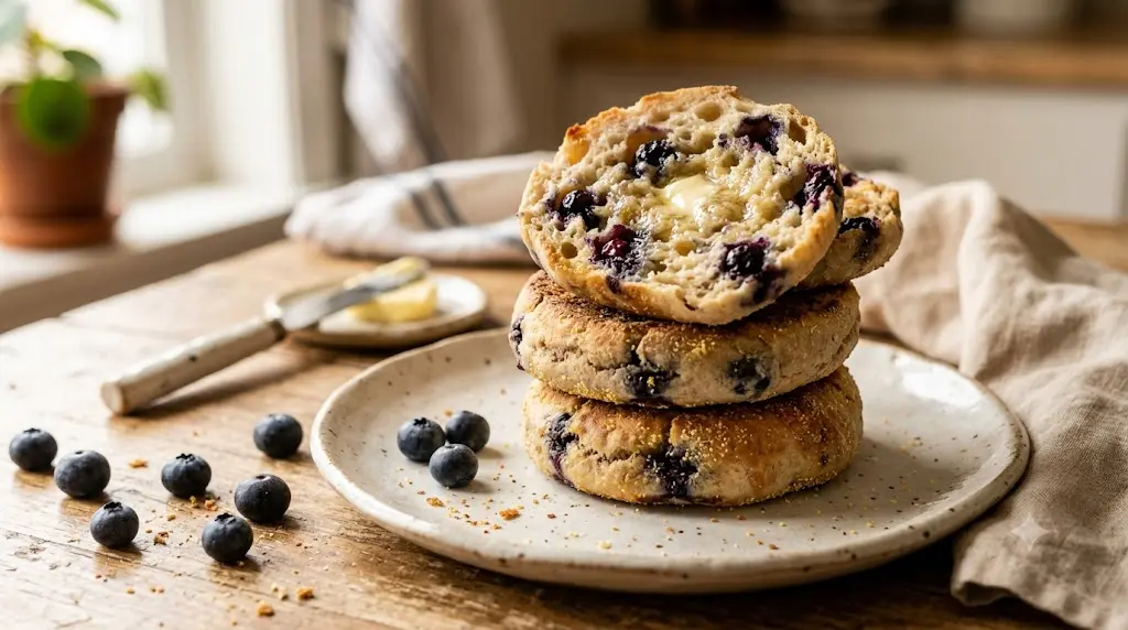 Blueberry English Muffin Recipe