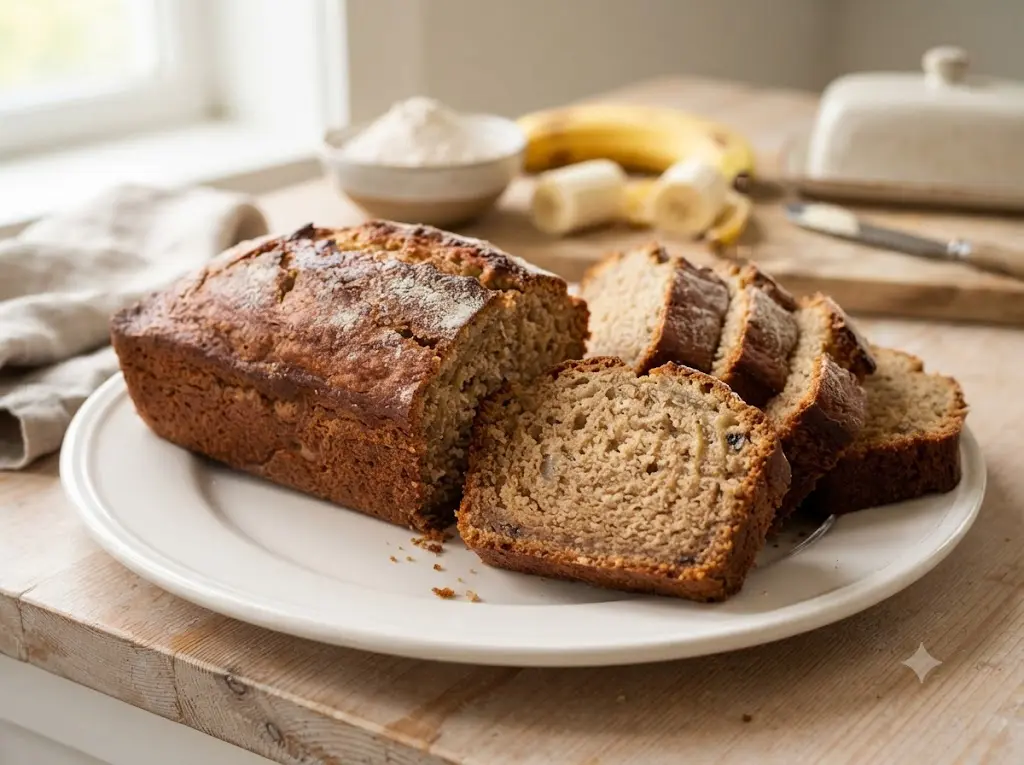 Einkorn Banana Bread