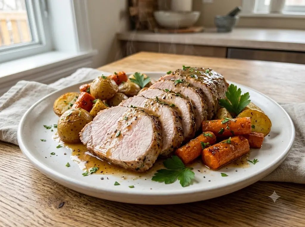 Instant Pot Pork Loin Roast with Potatoes and Carrots