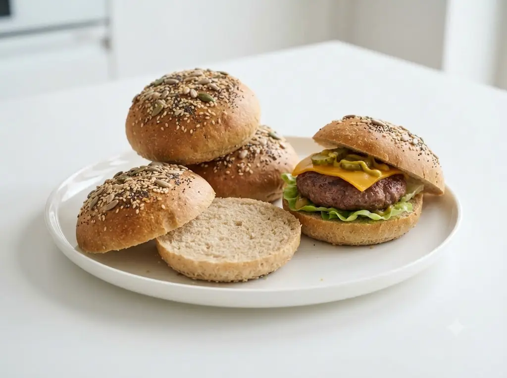 Rye Burger Buns