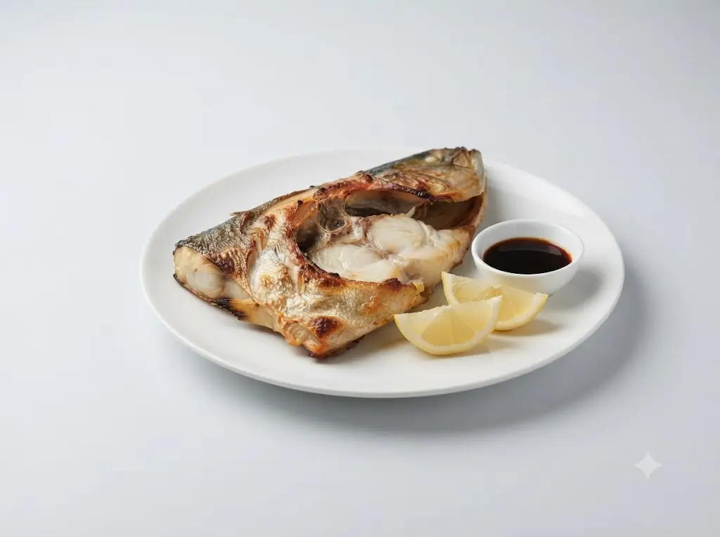 Baked Hamachi Kama
