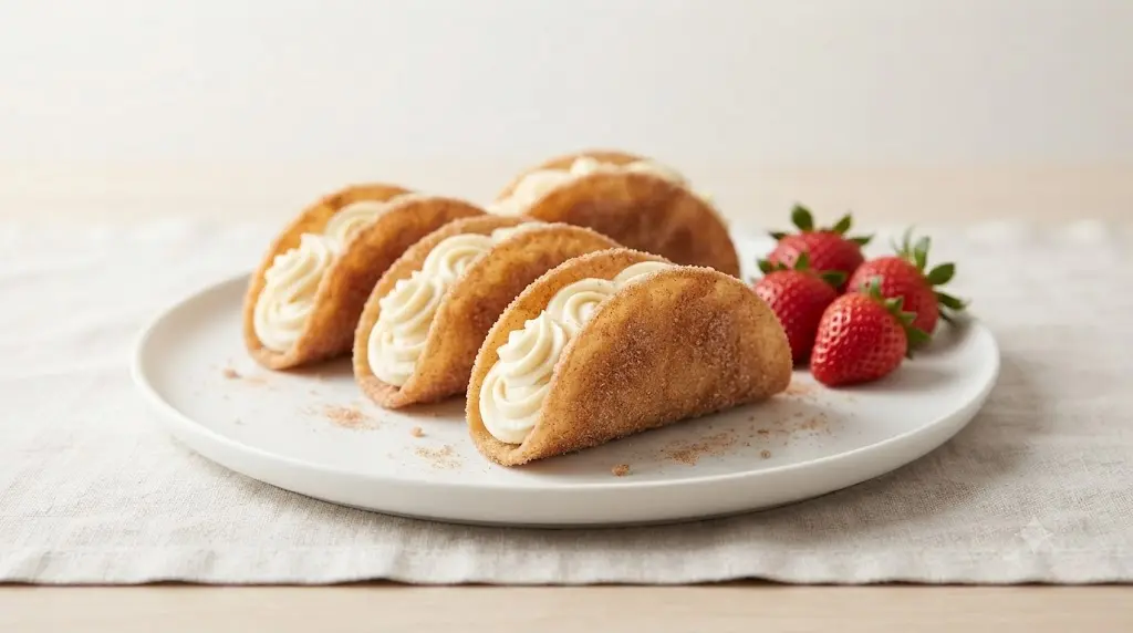 Churro Cheesecake Tacos
